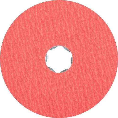 PFERD COMBICLICK Keramikkorn Fiberscheibe rot Durchmesser: 100 mm für Metall - Bild 1