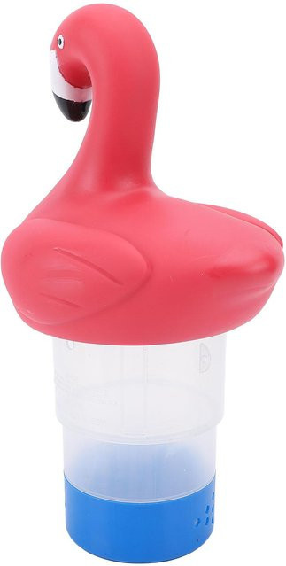 GoolRC Flamingo Chlor-Schwimmer Pink für 3-Zoll-Tabletten in Whirlpool und Schwimmbad als zusammenklappbarer Mini-Spender - Bild 1