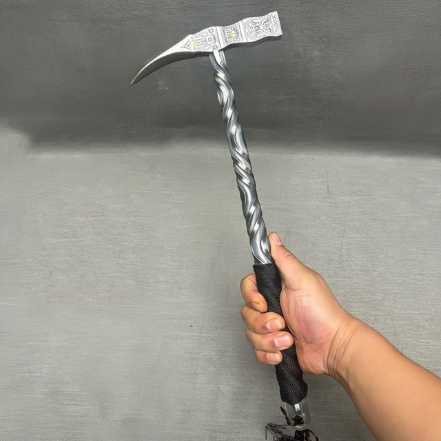 Longquan Multifunktionaler Twisting Hammer aus Chromstahl für Outdoor und Camping, Silber - Bild 1