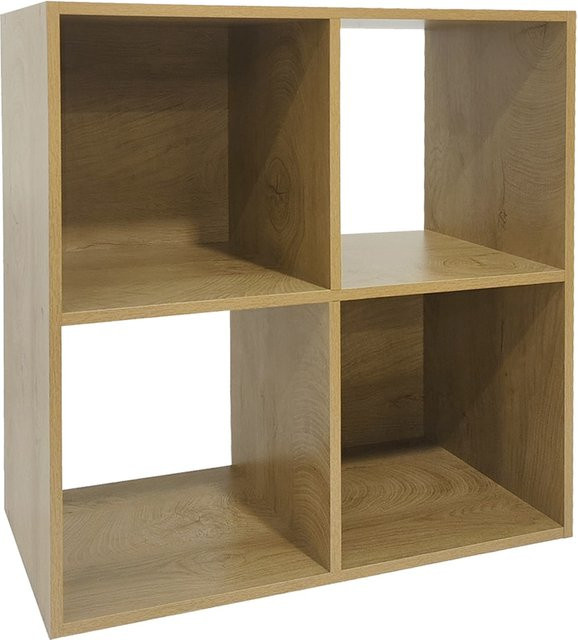 HTI-Living Regal Thekla Baumscheibe aus Holz in Braun, B/T/H: 60 x 60 x 60 cm - Bild 1