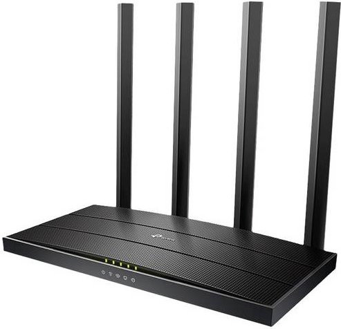 TP-Link Archer C6 AC1200 Dual-Band WLAN Router in Schwarz mit 4 Antennen und Gigabit-Ports - Bild 2