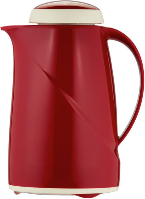 Helios Isolierkanne Wave in Rot mit 0,6 l Volumen, Durchmesser: 12,8 cm, Höhe: 22,3 cm - Bild 1