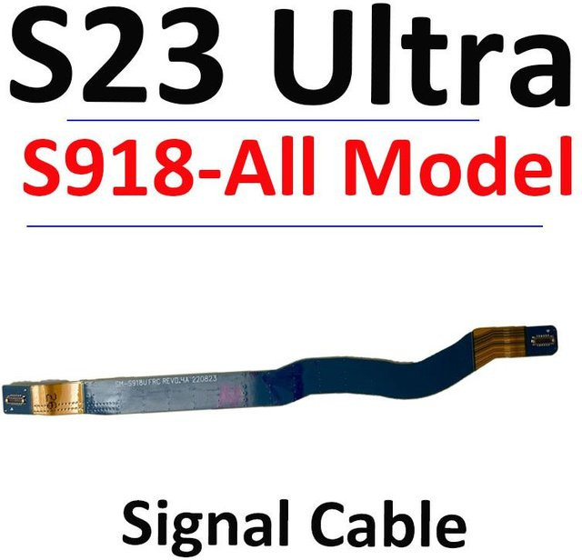 Samsung S23 Ultra S918B S918E S918U USB-C Ladeanschlussplatine mit LCD-Flexkabel Hauptsignal-Motherboard in Multicolour - Bild 1