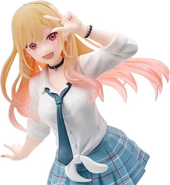 Bandai My Dress-Up Darling Marin Kitakawa Anime-Figur, Schuluniform-Ankleidepuppe, 18cm - Bild 1