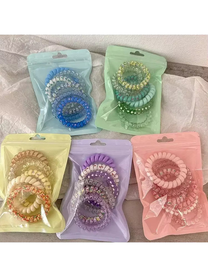 HIYAYZ Haar-Accessoires, 6er-Set, Damen, Candy-farben - Bild 3