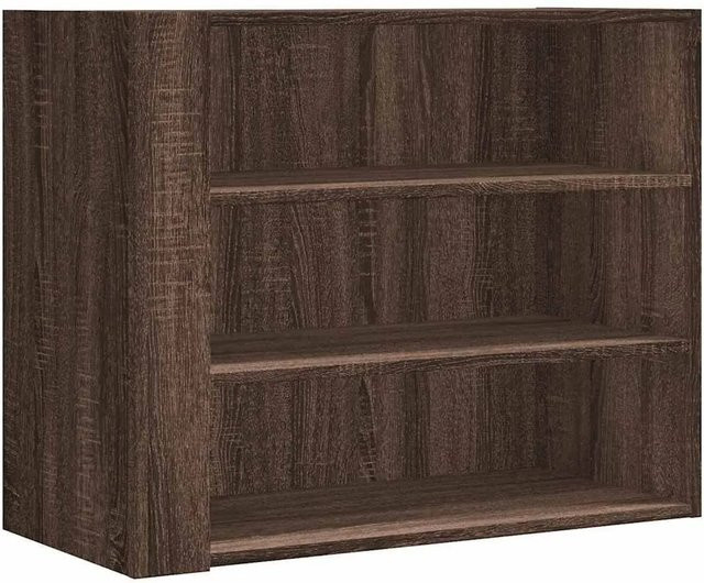 vidaXL Wandregal in Eiche Braun aus Holzwerkstoff, B/T/H: 75 x 35 x 60 cm - Bild 1