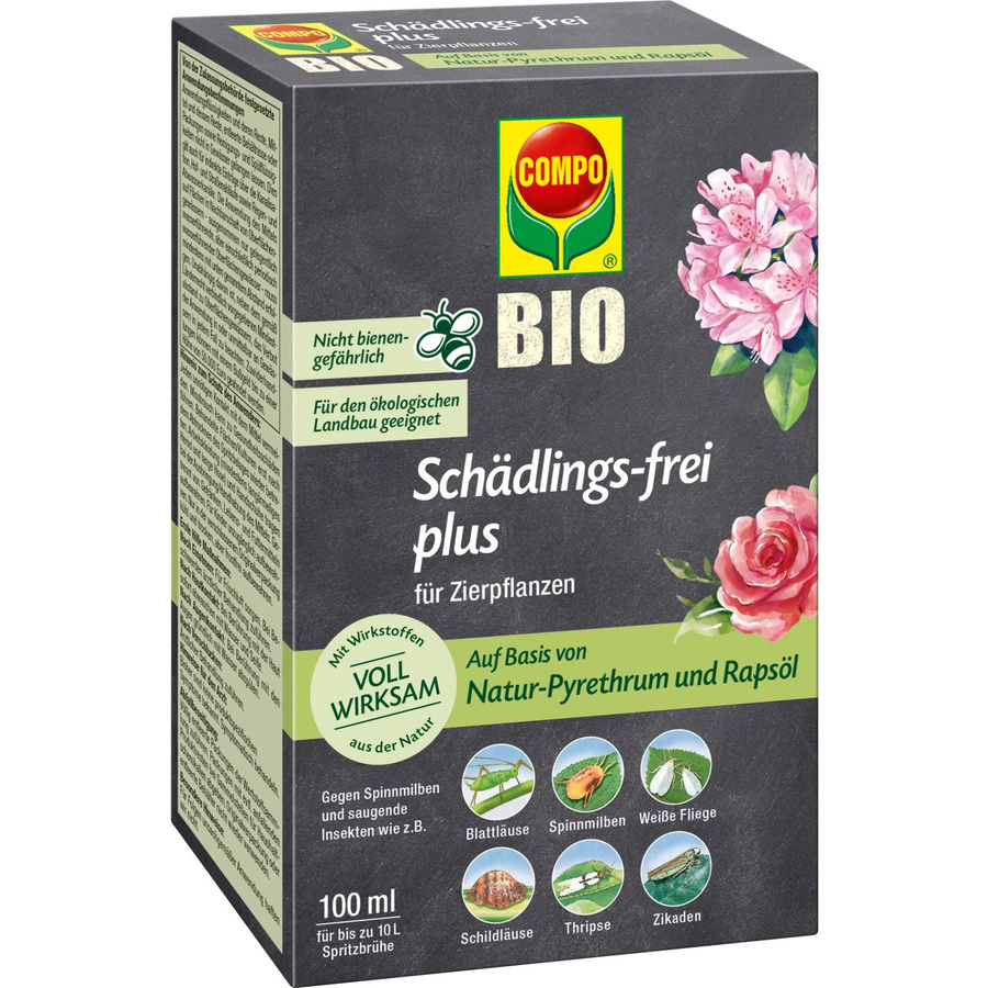 Compo Schädlings-frei plus biologisches Insektenspray 100 ml - Bild 2
