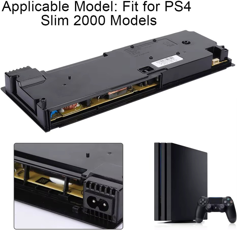 Original Sony Netzteiladapter für PlayStation PS4 Slim in Schwarz (160W) - Bild 3