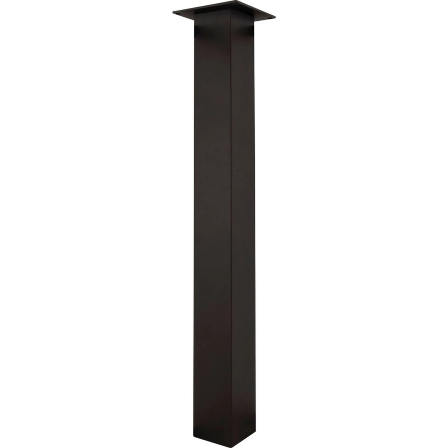 Simausrom Tischbein aus Aluminium in Schwarz Matt, B/T/H: 7,0 x 7,0 x 72,0 cm - Bild 2
