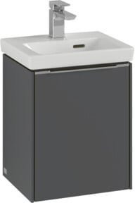 Villeroy & Boch Waschtischunterschrank Subway 3.0 Wandmontiert, Farbe Weiß/Grau, B/T/H: 35,1 x 42,9 x 30,9 cm - Bild 1
