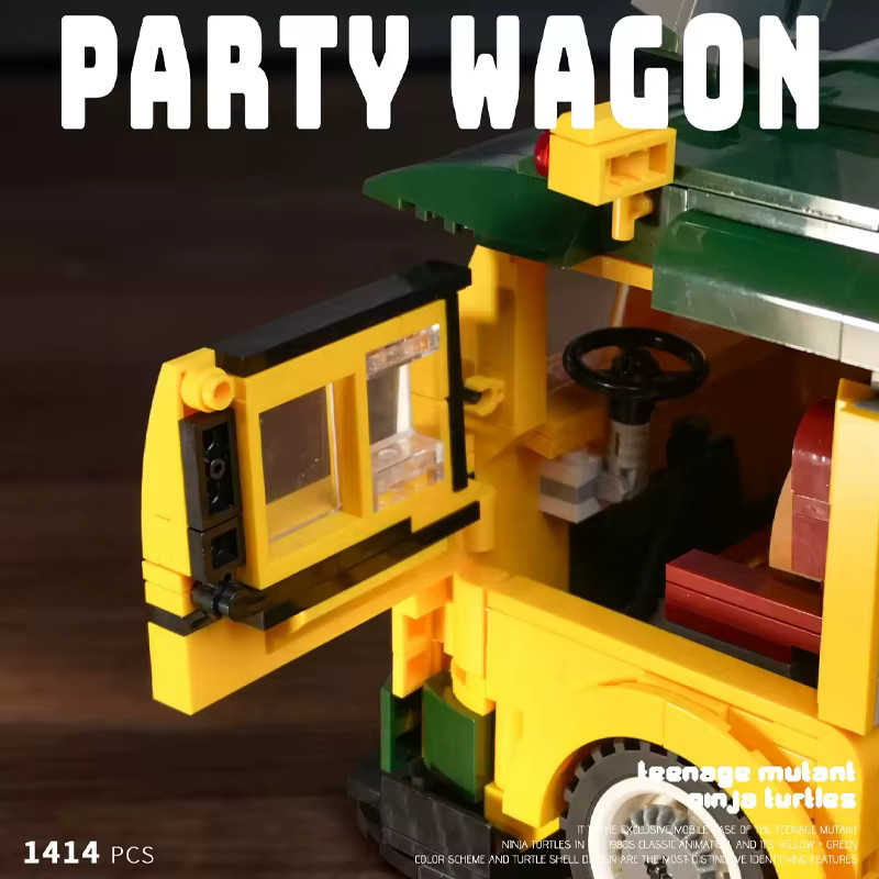 barweer Film-Party-Van Turtles, Bausteine, 1414 Teile, ab 14 Jahren - Bild 2