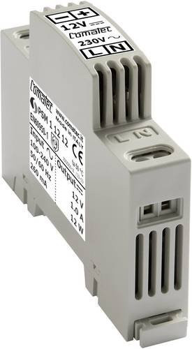Comatec PSM1/12.12 Hutschienen-Netzteil DIN-Rail 12 V/DC 1A 12W Grau - Bild 1