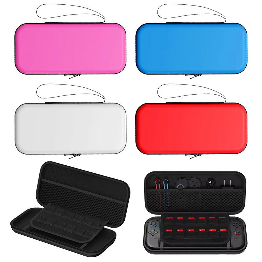 Schlanke EVA Hard Shell Schutzhülle für Nintendo Switch 2 Tragetasche in Pink - Bild 2