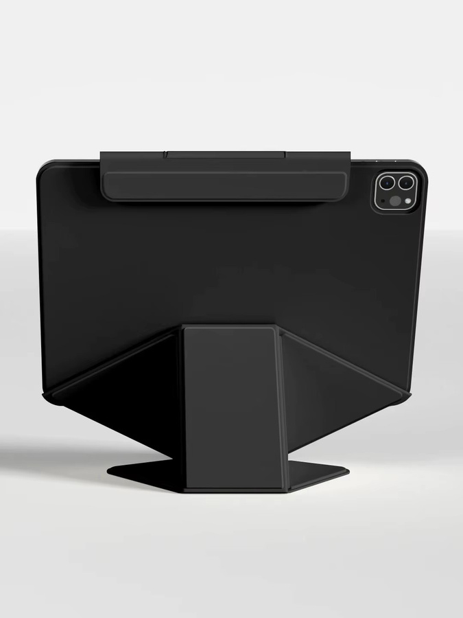 SZEGYCHX Smart Folio Cover für iPad in Grau, Magnetische Hülle kompatibel mit iPad Air 11 M5 M4 M3 und iPad Pro 13 12.9 5. 6. Gen sowie iPad Mini A17 - Bild 4