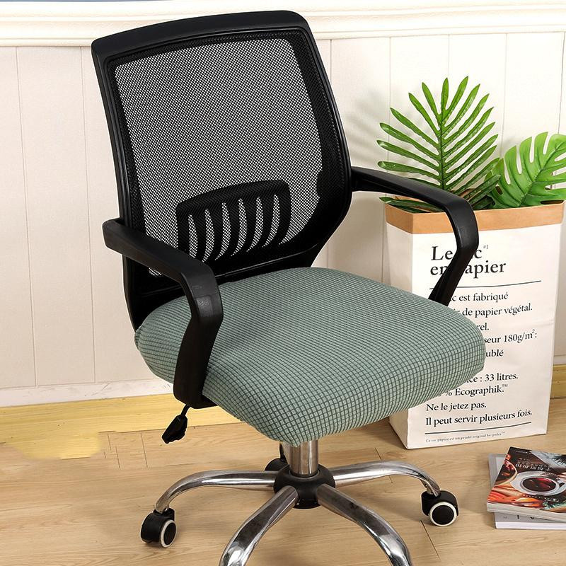 Bestbags Universal Bürostuhl Sitzbezug in Grün mit geteilten Armlehnen aus elastischem Stretch-Material - Bild 1