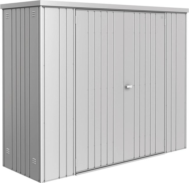Biohort Geräteschrank aus Metall mit Doppeltür und integrierter Durchlüftung, Silber Metallic, B/T/H: 227 x 83 x 182,5 cm - Bild 1