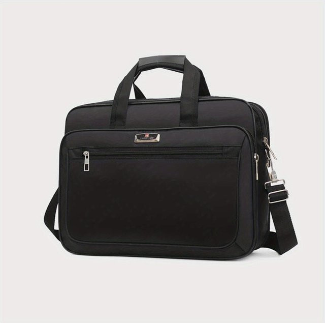 WTEMPO Laptoptasche multifunktional mit großer Kapazität, Schwarz - Bild 1