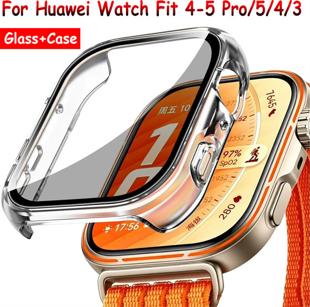 Huawei Uhrenzubehör, HD-Glas und Hülle für Huawei Watch Fit 5-4-3 - Bild 1