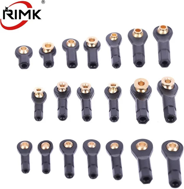 RIMK Nylon-Kugelgelenkhalter, 10-teiliges Set, Schwarz, Kunststoff - Bild 1
