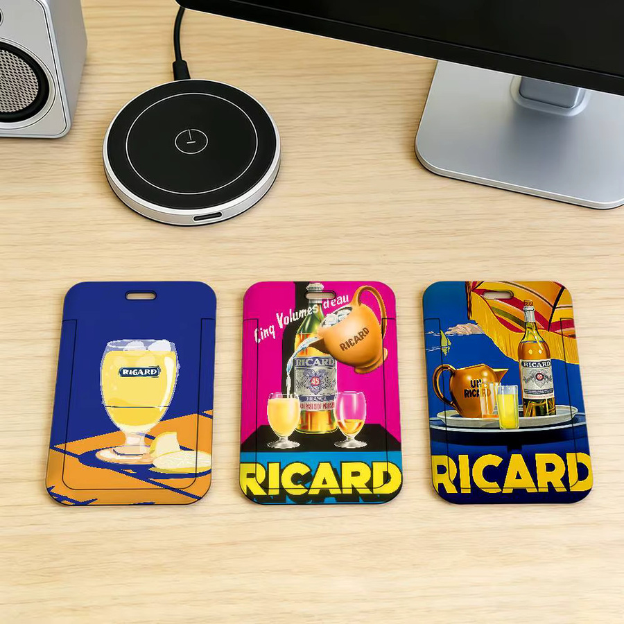 R-RicardS-ES Ausweishalter aus Kunststoff mit weichem Halsband in Multicolour für professionelles Büropersonal - Bild 4