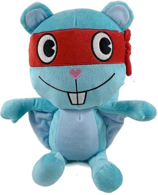 Yiran toy Happy Tree Friends Soldat Fliqpy, Plüschtier, 28cm, ab 14 Jahren - Bild 1