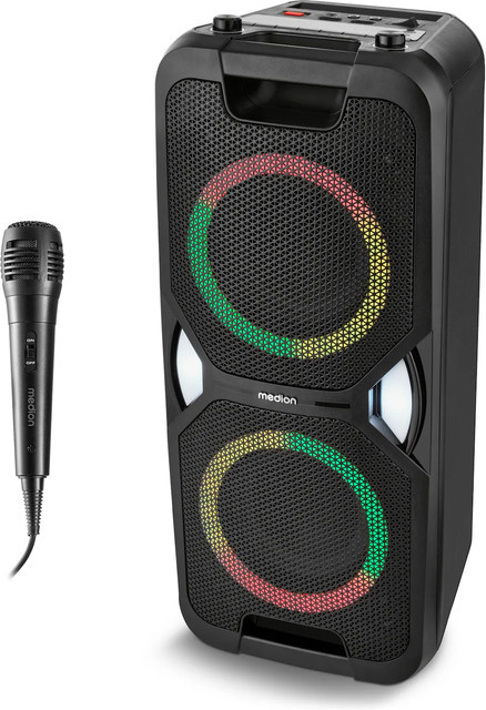 Medion Partylautsprecher MD400000 LIFE PE-1 Pure in Schwarz - Bild 1