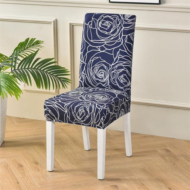 Housmife Spandex Stuhlhusse Blau, elastische Universal-Stuhlhusse für Esszimmer, Restaurant und Hochzeit - Bild 1