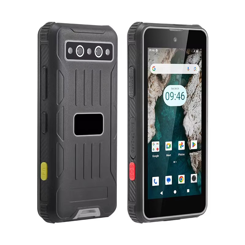 UNIWA R4-Plus Robustes Smartphone mit Android 14, 4G LTE, 4 GB RAM, 64 GB ROM, 4,0 Zoll Display, 3000 mAh Akku, 16 MP Kamera und NFC in Schwarz - Bild 3