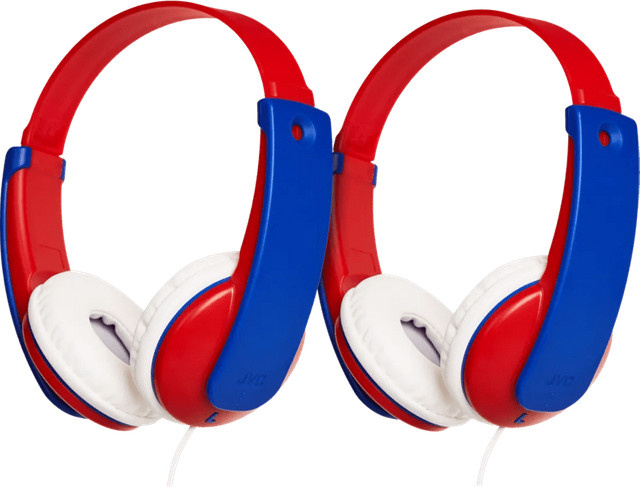 JVC HA-KD7 In-Ear Kopfhörer mit 3,5 mm Klinkenanschluss, Rot, Doppelpack - Bild 1
