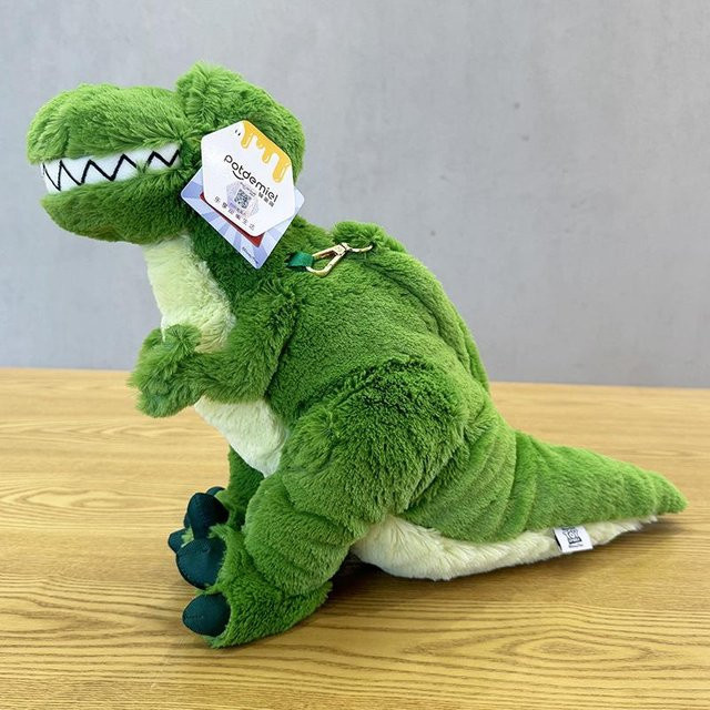 Kidsly Hugging Dragon Plüsch-Rucksack, Dinosaurier-Anhänger, ab 4 Jahren - Bild 1
