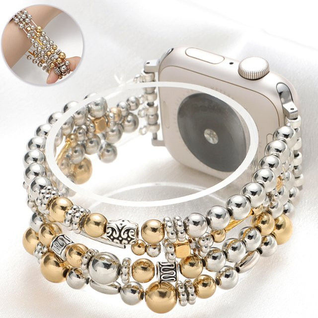 crazyband Uhrenarmband Perle, Messing, Damen - Bild 1