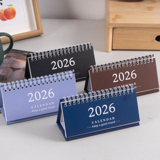 CHENJ Mini Desktop Kalender in schlichtem Design für deinen Schreibtisch - Bild 1