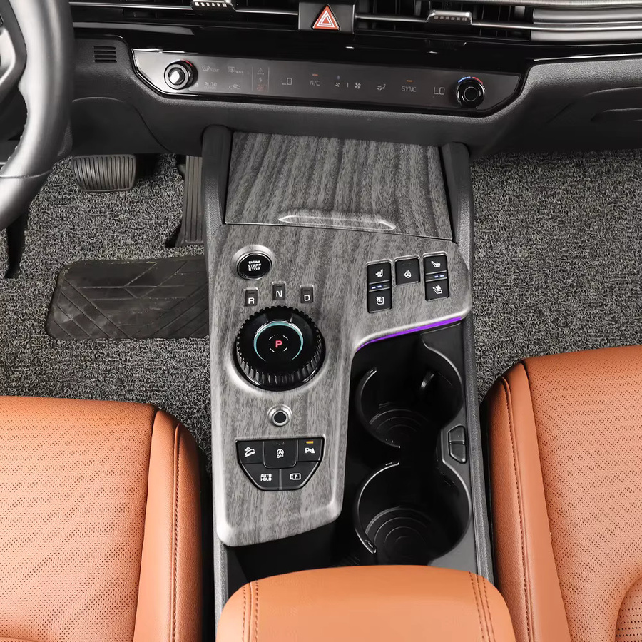 TYWZ Tuning Center Knob Panel Konsole Rahmen Abdeckung für Kia Sportage NQ5 2026 in Grau - Bild 3
