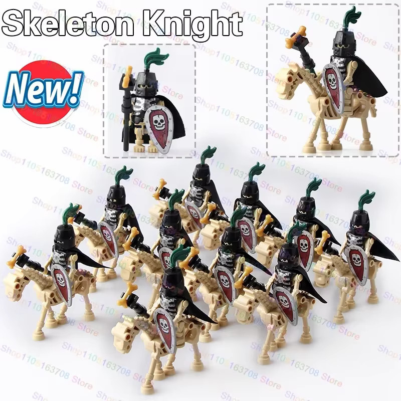 DR.TONG Mittelalterliches Skelett Ritter, Actionfiguren, Kunststoff - Bild 2