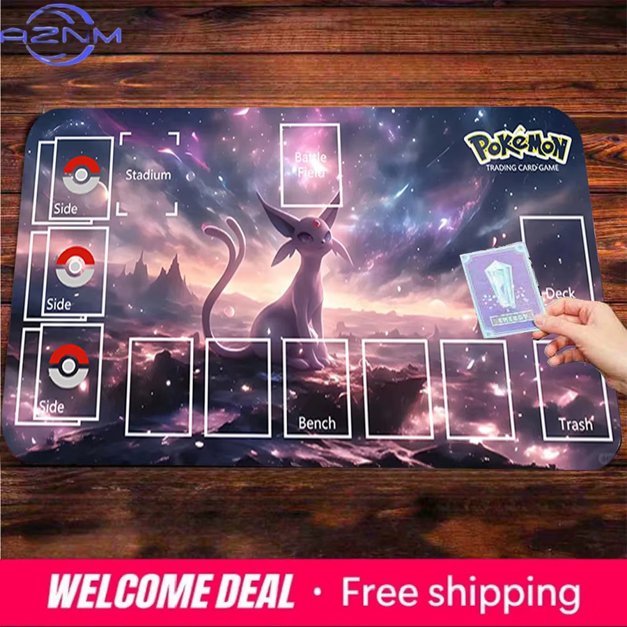Potdemiel Pokémon Starry Sky Espeon TCG Spielmatte, rutschfest - Bild 2