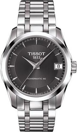 Tissot Armbanduhr Automatik, Edelstahl, 32 mm, Damen, Grau, Silber - Bild 1