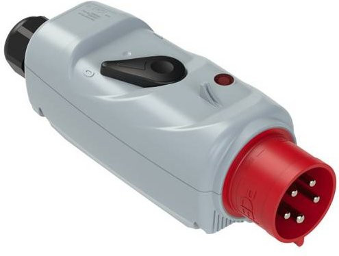 PCE CEE Stecker 32A 5polig 400V in Grau - Bild 1