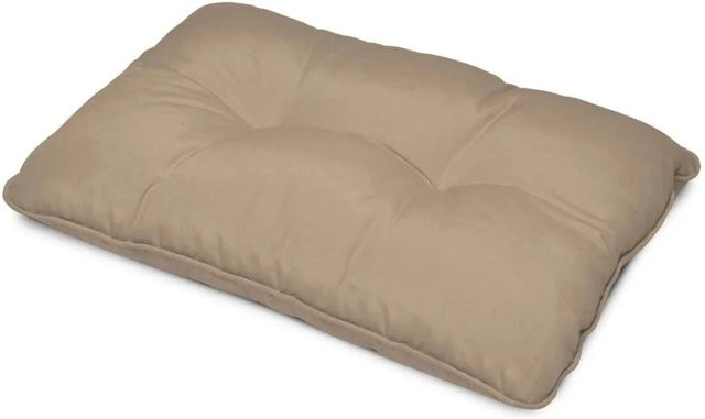 Beautissu Flair Loungekissen Outdoor Rückenpolster Beige B/H: 70 x 40 cm, Tiefe: 12 cm - Bild 1