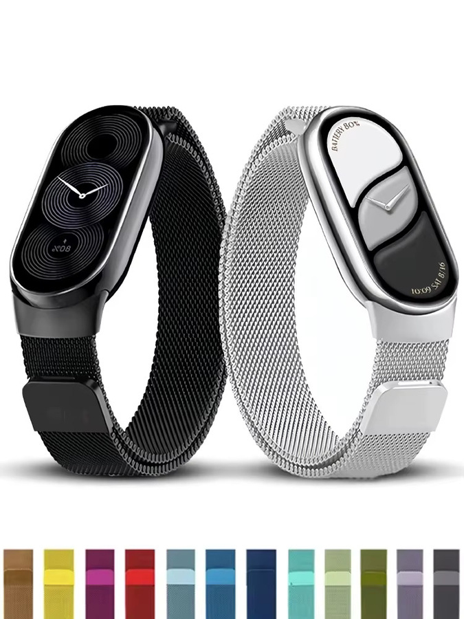 Uhrenarmband Edelstahl, Magnetisch, Mi Band 10 - Bild 1
