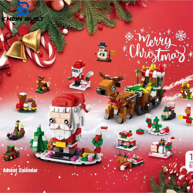 Knew Built Weihnachten, Bausteine, Blindbox-Spiel, Bunt / Mehrfarbig - Bild 1
