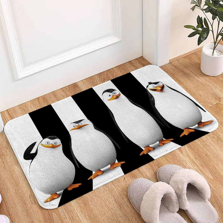 52TOYS Madagaskar Pinguine Saugfähige Bodenmatte, Mehrfarbig, B/T: 60,0 x 40,0 cm - Bild 5