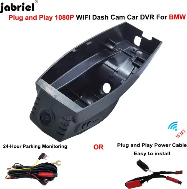 HD 1080P Wifi Auto-DVR Dashcam für BMW E70 E90 E60 E84 E81 E82 E87 E88 E91 E92 E93 E61 E65 E66 E71 E72 in Schwarz - Bild 1