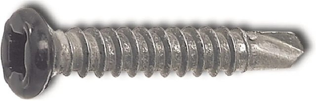 Sfs SR2 Armierungsschraube mit Phillips PH 2 Kopf, Farbe: Schwarz (Ral 9011), Durchmesser: 4,2 mm, Länge: 19 mm, Material: Stahl - Bild 1