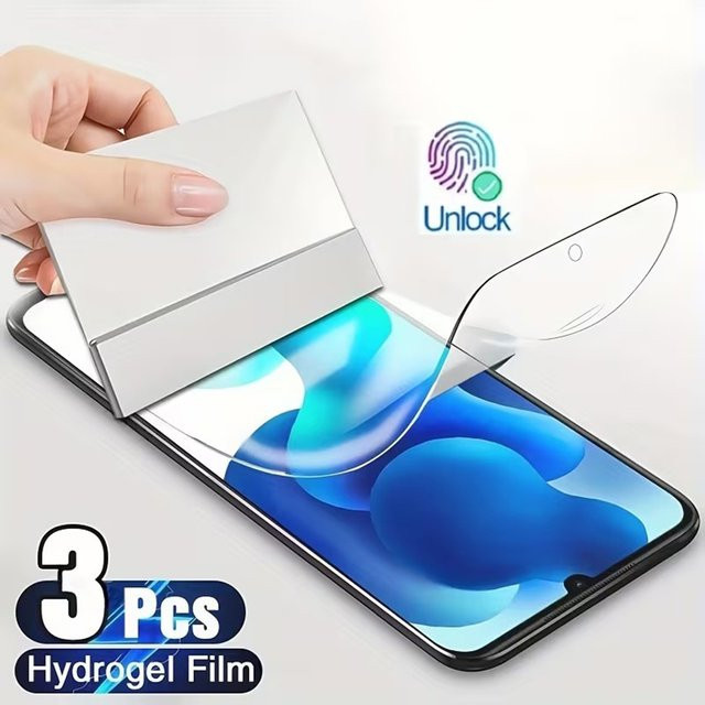 3er Pack Hydrogel-Displayschutzfolie für OPPO A96 A95 A94 A93 A92 A91 A76 A74 A73 A72 A54 A53 A52 A33 A31 A16K A15S A12 A5, transparent - Bild 1