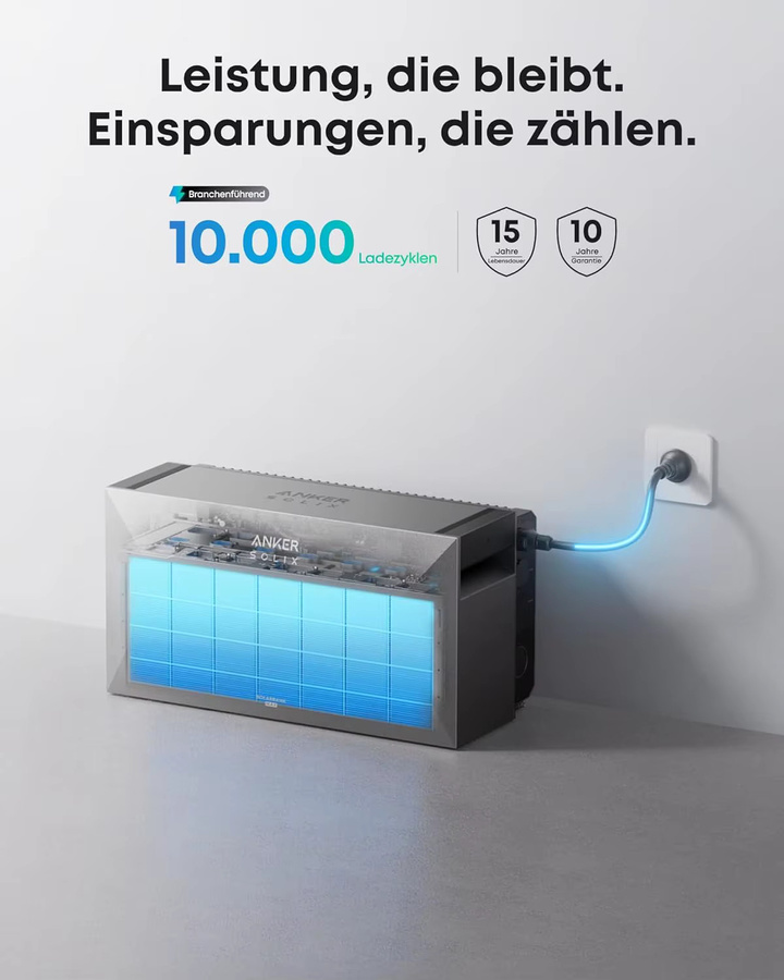Anker SOLIX Solarbank Max AC Balkonkraftwerk mit Speicher 7kWh 3500W in Grau - Bild 4