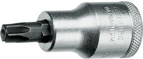 Gedore Schraubendrehereinsatz ITX 19 B T40 1/2" TX Stift in Silber aus Stahl - Bild 1