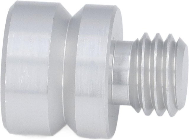 Prismenadapter Painter mit 5/8x11 Gewinde aus Aluminium in Silber, Länge: 2 cm, GPS RTK Adapter für Stativ, Totalstation und Zentrierstab - Bild 1