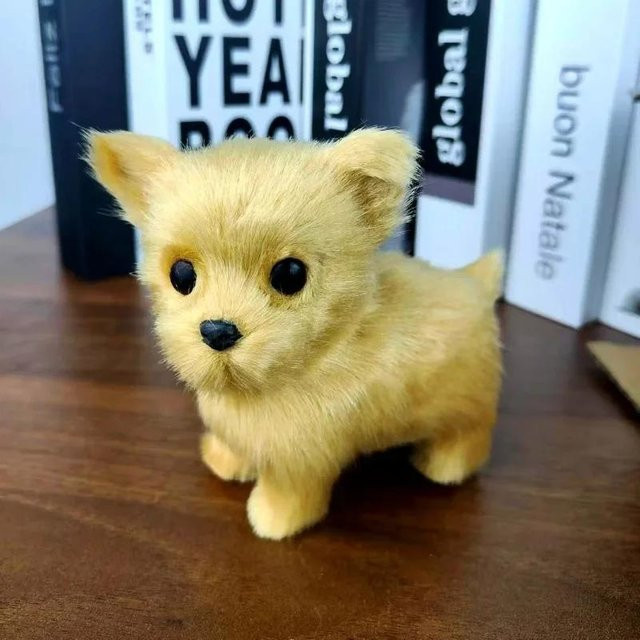 Mini Simulation Hund Plüschtiere, Weiches Stofftier, ab 14 Jahre - Bild 1