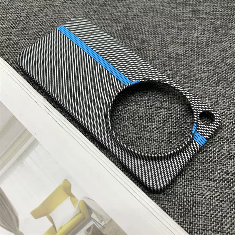 Sturzsichere Handyhülle im Carbonfaser-Kevlar-Muster für OPPO Find X9 Ultra X9S Pro X8S Plus X8 Pro in Schwarz - Bild 2