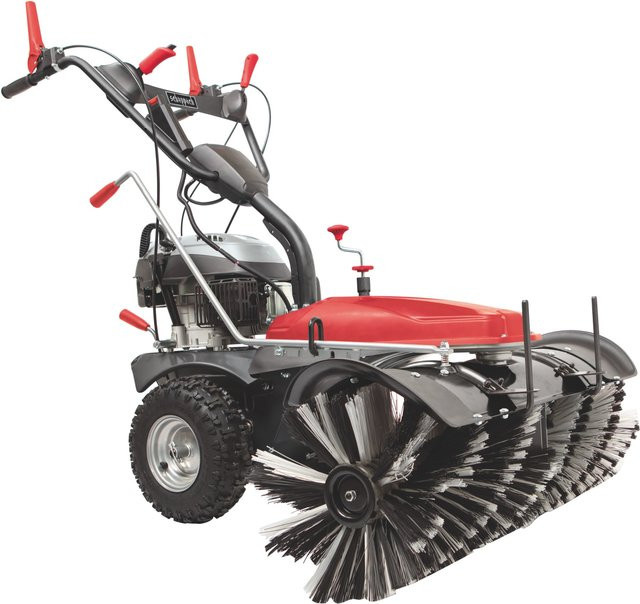 Scheppach Benzin-Kehrmaschine SC2200PE mit Sammelbehälter und Schneeschild - Bild 1